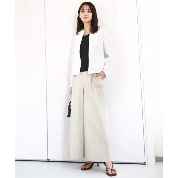 MK ミッシェルクラン（MK MICHEL KLEIN ）/ポコポコノーカラーブルゾン/洗えるの通販は