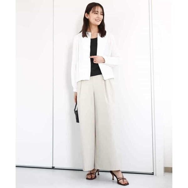 MK ミッシェルクラン（MK MICHEL KLEIN ）/ポコポコノーカラーブルゾン/洗えるの通販は