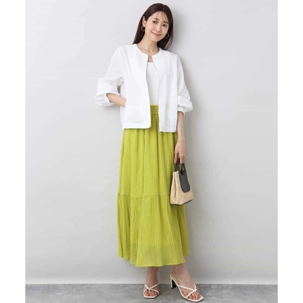 MK ミッシェルクラン（MK MICHEL KLEIN ）/ポコポコノーカラーブルゾン/洗えるの通販は