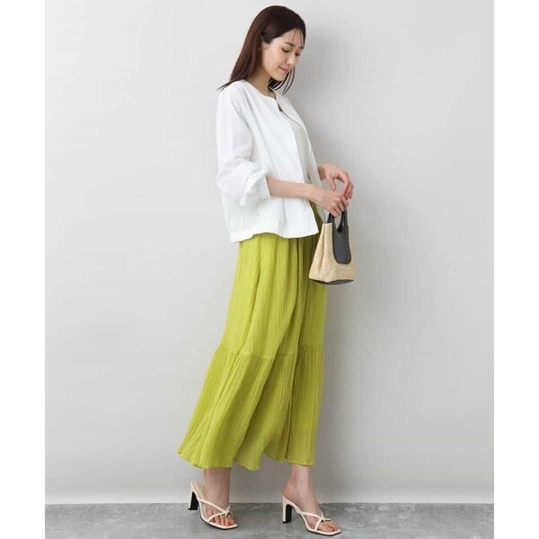 MK ミッシェルクラン（MK MICHEL KLEIN ）/ポコポコノーカラーブルゾン/洗えるの通販は