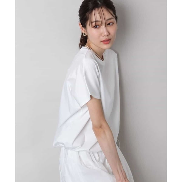 MK ミッシェルクラン（MK MICHEL  ）/裾ドロストデザインカットソー/接触冷感/洗える