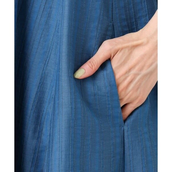 MK ミッシェルクラン（MK MICHEL KLEIN ）/ドビーストライプフレアー