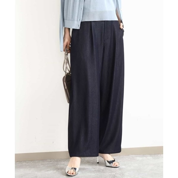 MK ミッシェルクラン（MK MICHEL  ）/ソフトデニムライクバレルパンツ/洗える