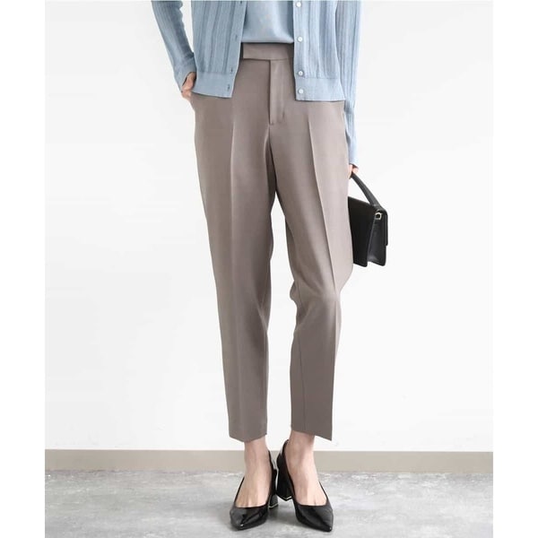 MK ミッシェルクラン（MK MICHEL  ）/メランジ調テーパードパンツ/セットアップ対応/洗える