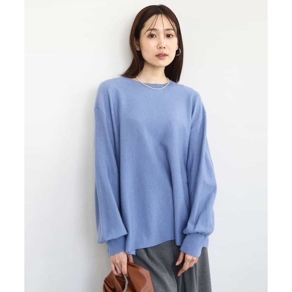 MK ミッシェルクラン（MK MICHEL  ）/【ウール混/ビジネス洗える】フレアーシルエットチュニックニット