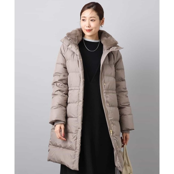 MK ミッシェルクラン（MK MICHEL KLEIN ）/【この品質をこの価格で。】ベーシックタフタ ロングダウンコート/撥水加工