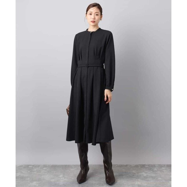 MK ミッシェルクラン（MK MICHEL  ）/【幅広いシーンで着用可/洗える】ウエストタックデザインワンピース MK ミッシェルクラン（MK MICHEL KLEIN ）/【幅広いシーンで着用可