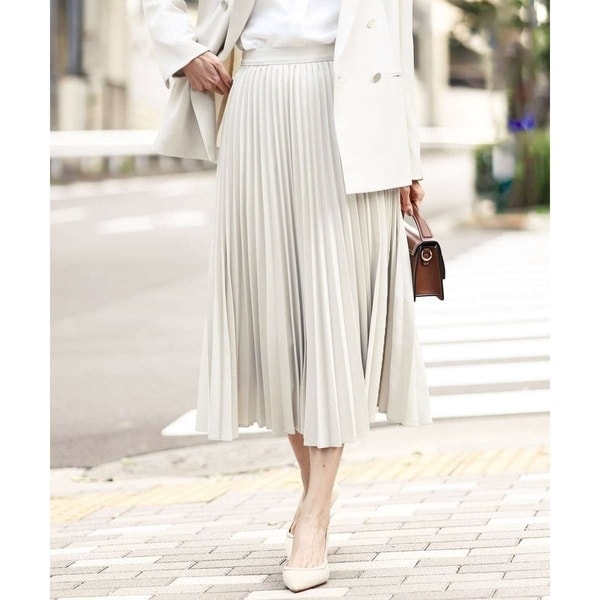 MK ミッシェルクラン（MK MICHEL KLEIN ）/[洗える]プリーツデザインスカート