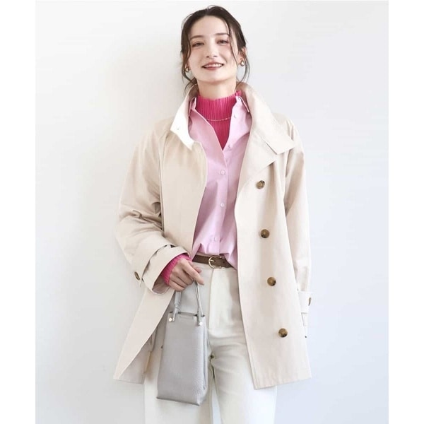 MK ミッシェルクラン（MK MICHEL KLEIN ）/【春トレンチ/洗える】テントライン ツイルコート