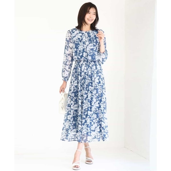 MK ミッシェルクラン（MK MICHEL KLEIN ）/[洗える]花柄シフォンスカート_18