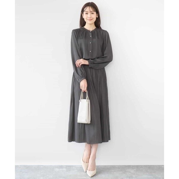 MK ミッシェルクラン（MK MICHEL KLEIN ）/[瞬美シリーズ/UVカット/洗える]サテンプリーツスカート_18