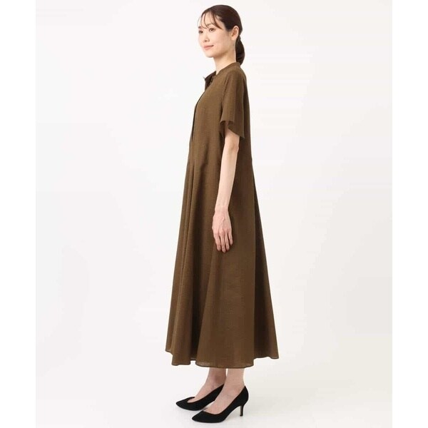 MK ミッシェルクラン（MK MICHEL KLEIN ）/[洗える]サッカー調ウエスト切り替えワンピース_14
