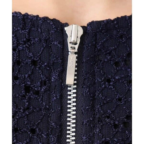 MK ミッシェルクラン（MK MICHEL KLEIN ）/[洗える]花柄ラッセルレースジップアップブルゾン_14