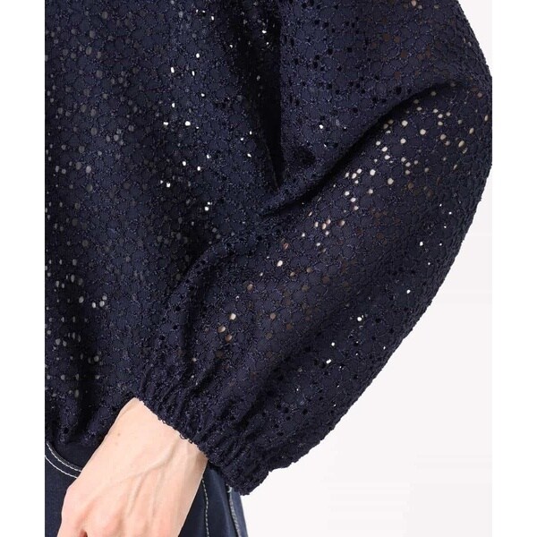 MK ミッシェルクラン（MK MICHEL KLEIN ）/[洗える]花柄ラッセルレースジップアップブルゾン_15