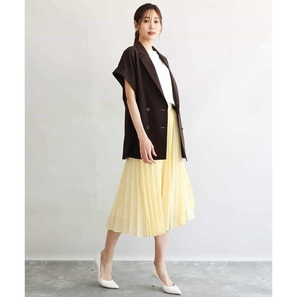 MK ミッシェルクラン（MK MICHEL KLEIN ）/[洗える]プリーツデザインスカート_7