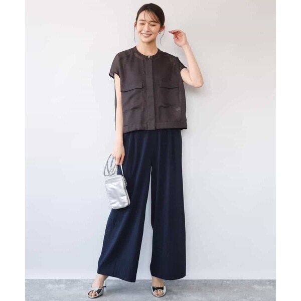 MK ミッシェルクラン（MK MICHEL KLEIN ）/[洗える]カラミ織シアーブルゾン_12