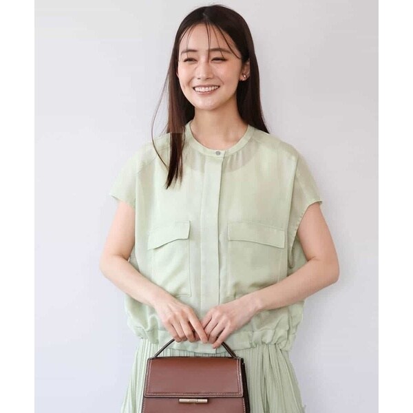 MK ミッシェルクラン（MK MICHEL KLEIN ）/[洗える]カラミ織シアーブルゾン_14