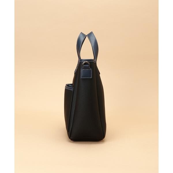 サマンサタバサ（Samantha Thavasa）/キャンバスデザイン 合皮スクエアトートバッグ 小サイズの通販は