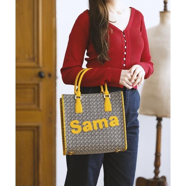 サマンサタバサ（Samantha Thavasa）/ST Jacquard サマタバスクエアトートバッグ