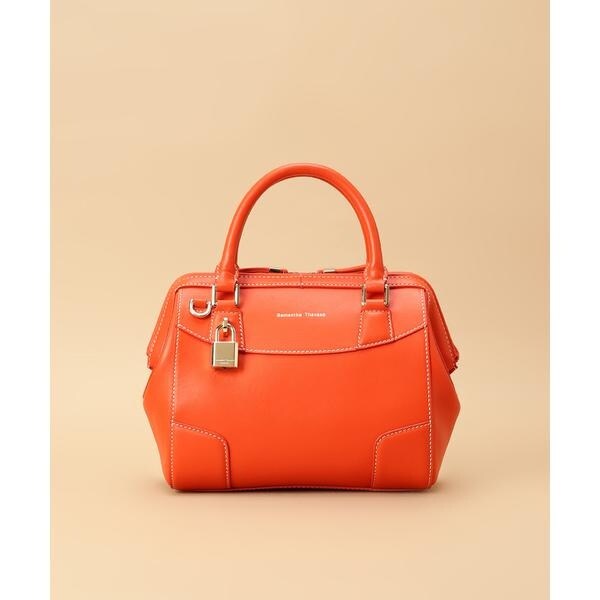 サマンサタバサ（Samantha Thavasa）/イタリアンカーフレザー ボストンバッグ 大サイズ