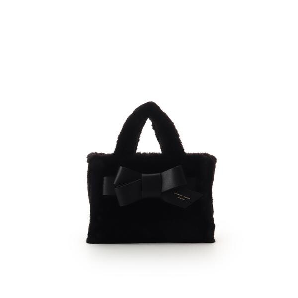 サマンサタバサ（Samantha Thavasa）/ワンポイントリボン ファーバッグ