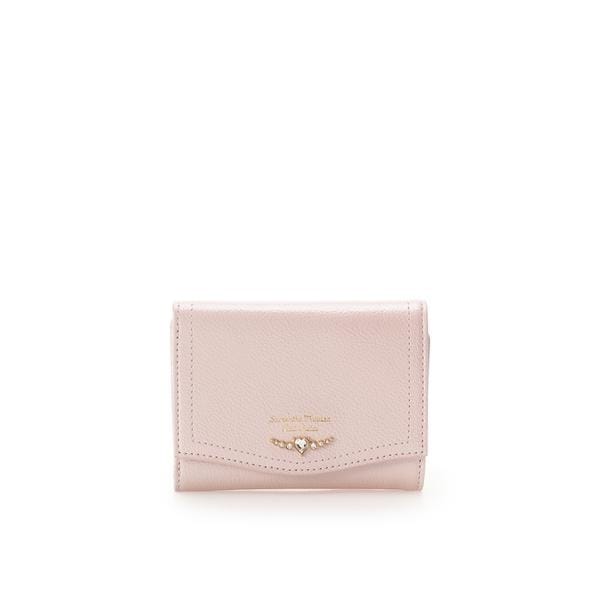 サマンサタバサプチチョイス（Petit Choice）/クリアハートビジュー 折財布