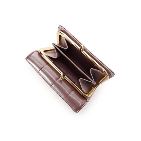 サマンサタバサプチチョイス（Petit Choice）/エナメルキルティング がま口折財布_19