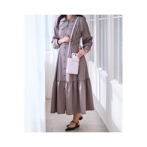 サマンサタバサプチチョイス（Petit Choice）/リボンモチーフ スマホショルダー