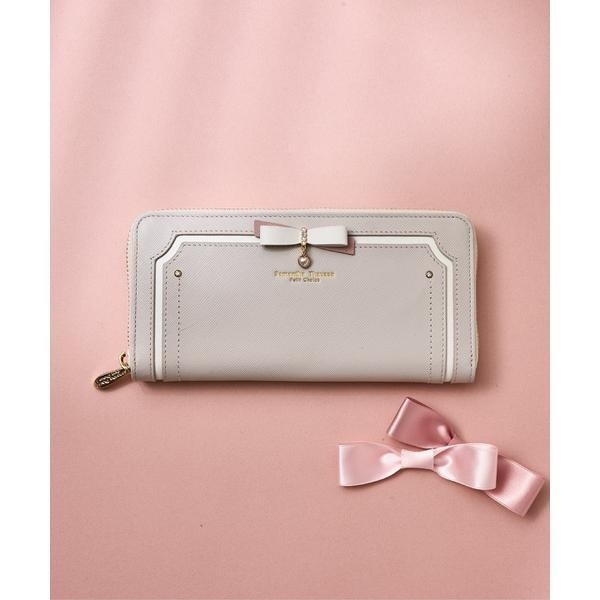 サマンサタバサプチチョイス（Petit Choice）/バイカラーリボン 長財布