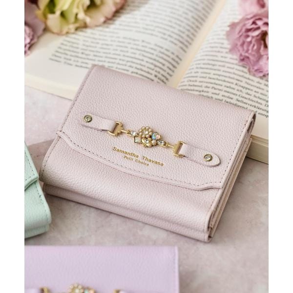 サマンサタバサプチチョイス（Petit Choice）/フラワービット 折財布