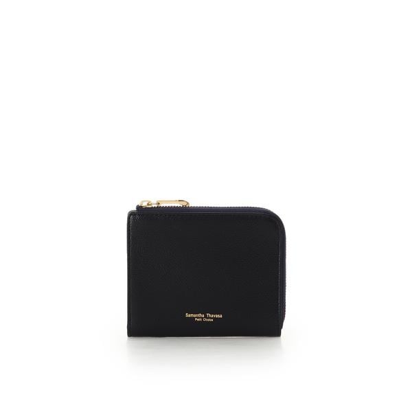 ◇ 美品 Samantha Thavasa Petit choice 長財布 ブルー ホワイト ラウンドファスナー シンデレラ コラボ サマンサタバサ Samantha Thavasa petit choice ミニ財布