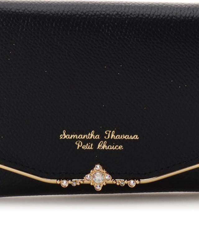 サマンサタバサプチチョイス（Petit Choice）/ビジューバー金具 折財布 サマンサタバサプチチョイス（Petit Choice）/ビジューバー金具 折財布