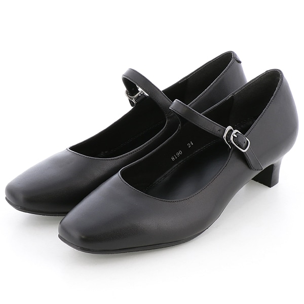 ユニティー/スクエアトゥワンベルトパンプス