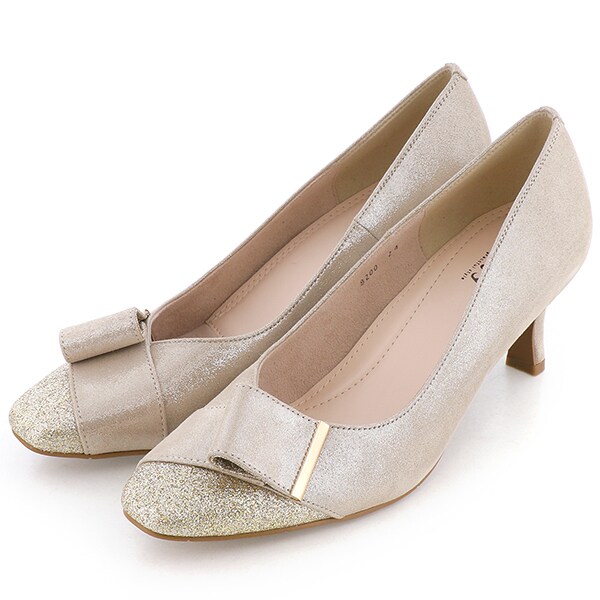 ユニティー（unity）/リボンモチーフスクエアトゥパンプスの通販は 7,920円