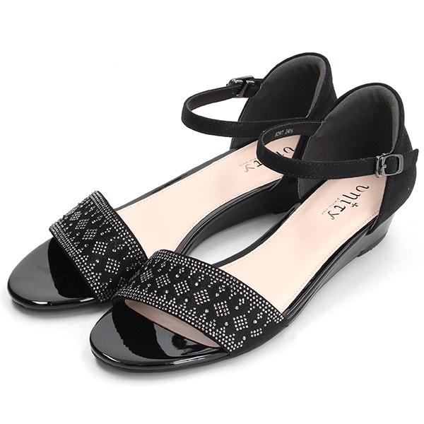 ユニティー（unity）/アンクルストラップウェッジサンダル