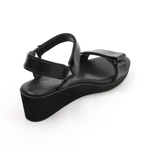 ユニティー（unity）/ベルクロストラップウェッジサンダルの通販はau