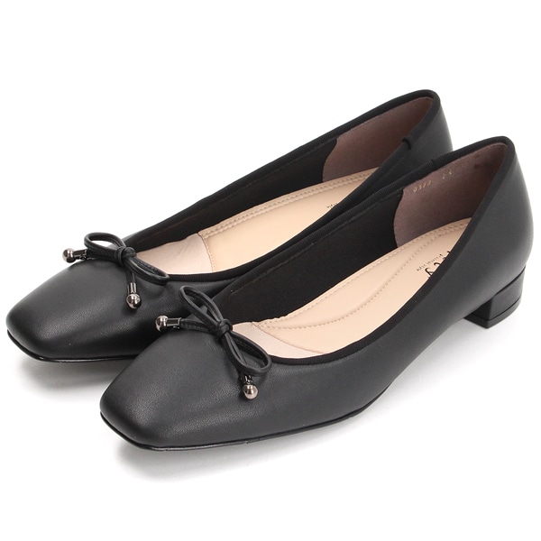 ユニティー（unity）/スクエアトゥリボンパンプス