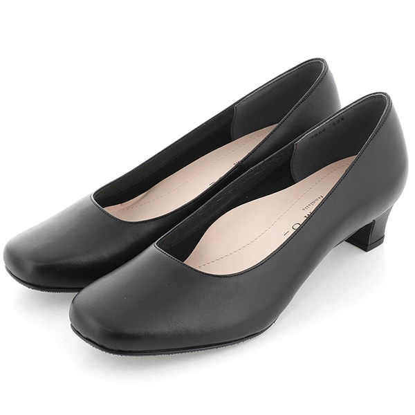 メルモ/スクエアトゥプレーンパンプス