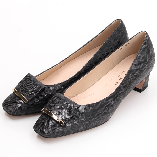 メルモ（MELMO）/スクエアトゥモチーフパンプス