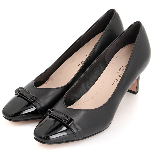 メルモ（MELMO）/トゥーキャップバックルモチーフパンプス