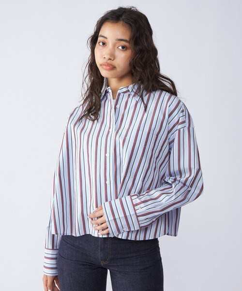 トミー ヒルフィガー（Tommy Hilfiger）/クロップドオーバーサイズシャツの通販は 9,900円
