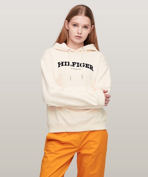 トミー ヒルフィガー（Tommy Hilfiger）/レギュラーモノタイプフロッキーパーカーの通販は