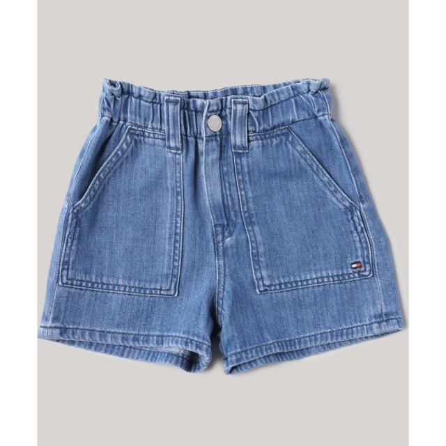 トミー ヒルフィガー（Tommy Hilfiger）/GIRLS ペーパーバッグヘリンボーンショートパンツ
