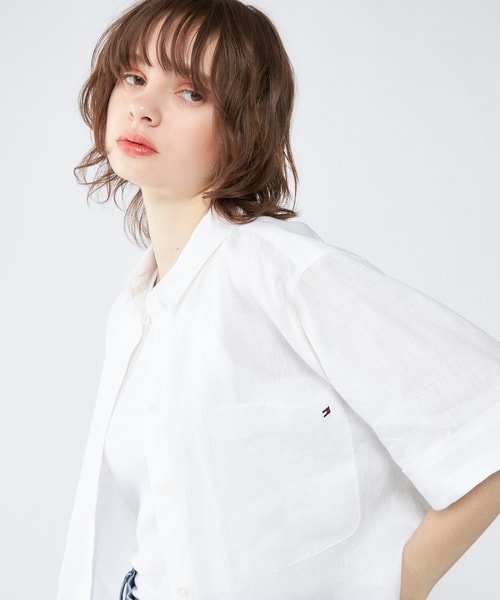 トミー ヒルフィガー（ ）/リネンショートスリーブシャツ