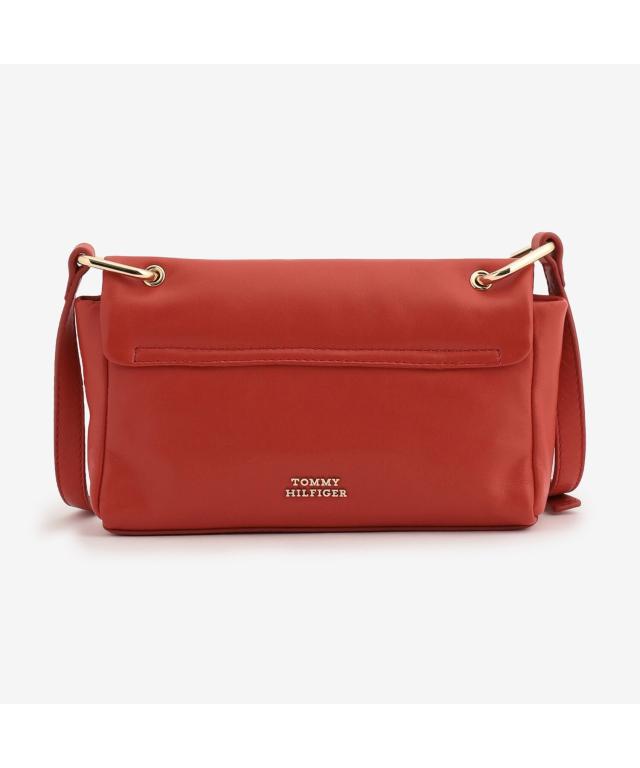 トミー ヒルフィガー（Tommy Hilfiger）/プッシュロックレザーフラップショルダーバッグの通販は