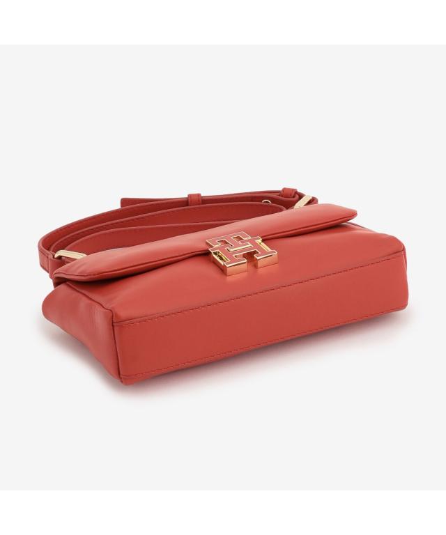 トミー ヒルフィガー（Tommy Hilfiger）/プッシュロックレザーフラップショルダーバッグの通販は
