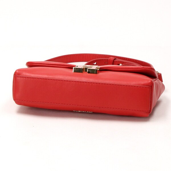 トミー ヒルフィガー（Tommy Hilfiger）/プッシュロックレザーフラップショルダーバッグの通販は