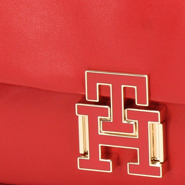 トミー ヒルフィガー（Tommy Hilfiger）/プッシュロックレザーフラップショルダーバッグの通販は