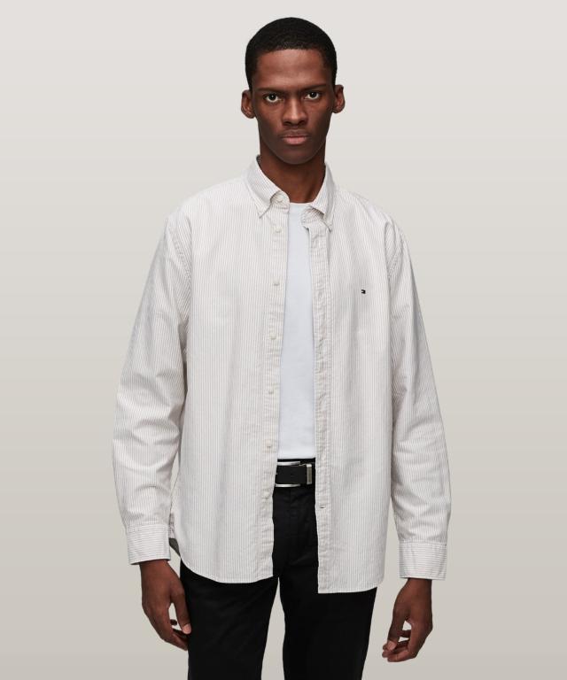 トミー ヒルフィガー（ ）/ヘリテージオックスフォードストライプレギュラーフィットシャツ