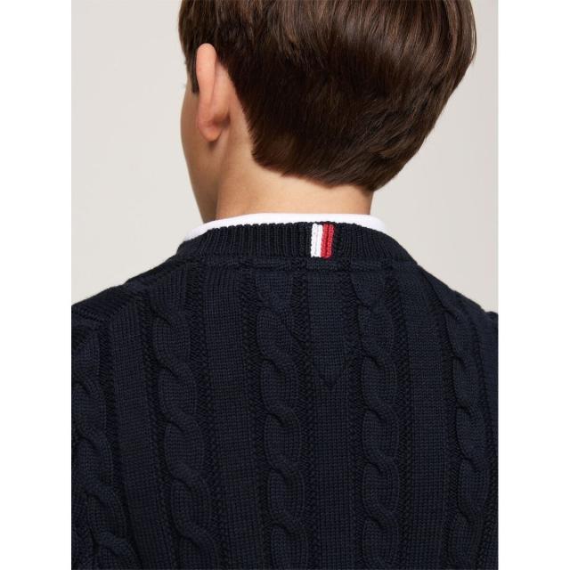 トミー ヒルフィガー（Tommy Hilfiger）/BOYS エッセンシャルケーブルセーター_4